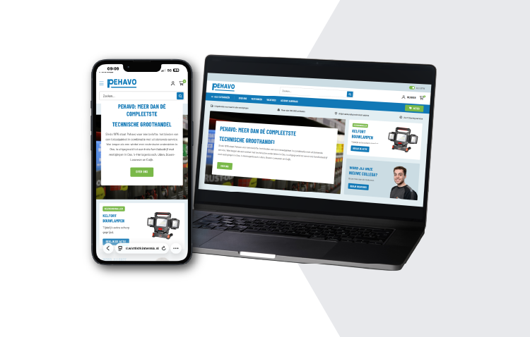 Ontdek de nieuwe webshop van Pehavo